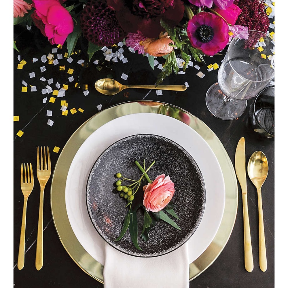 New - crate barrel  Jasper Gold 20-Piece … - Picture 5 of 5